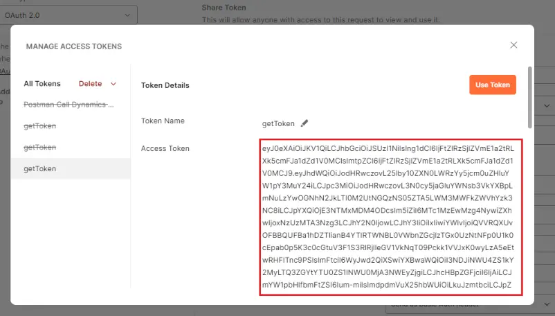 Postman获取Token