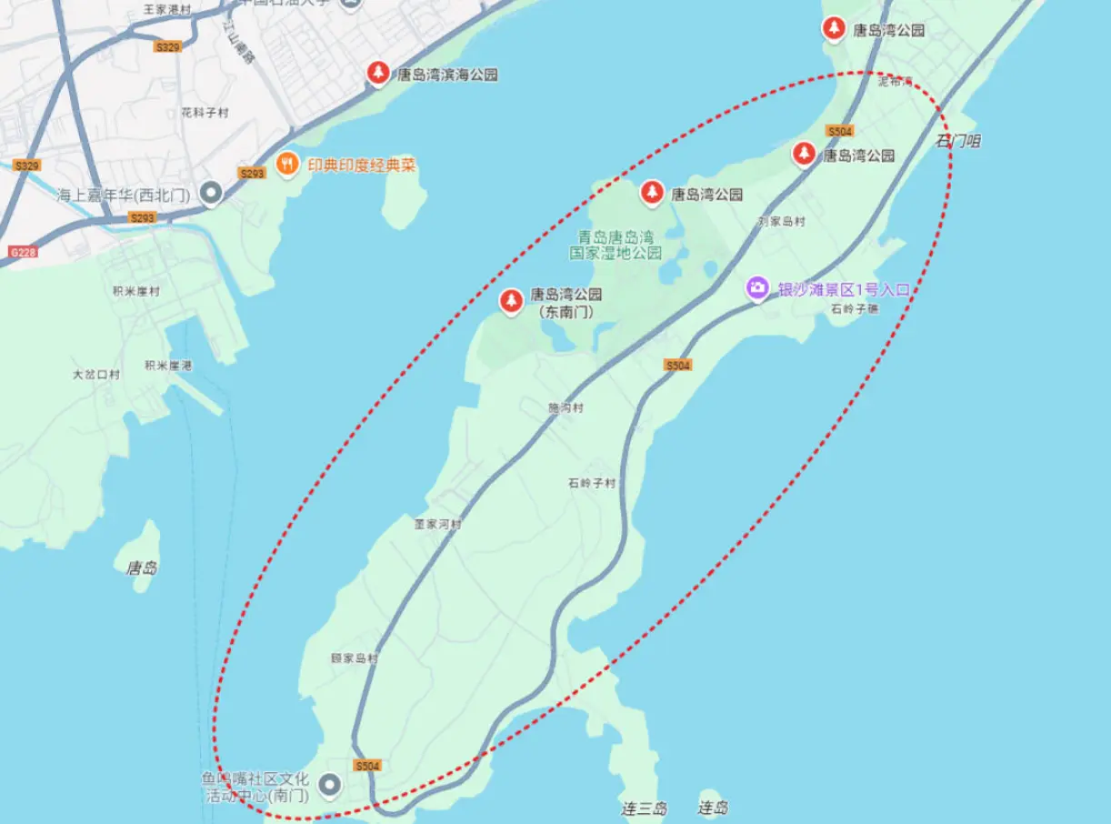 电瓶车环岛路线