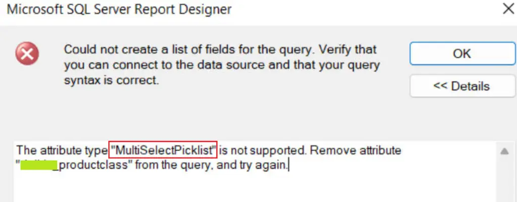 Microsoft SQL Server Report Designer: &ldquo;MultiSelectPicklist&rdquo;
